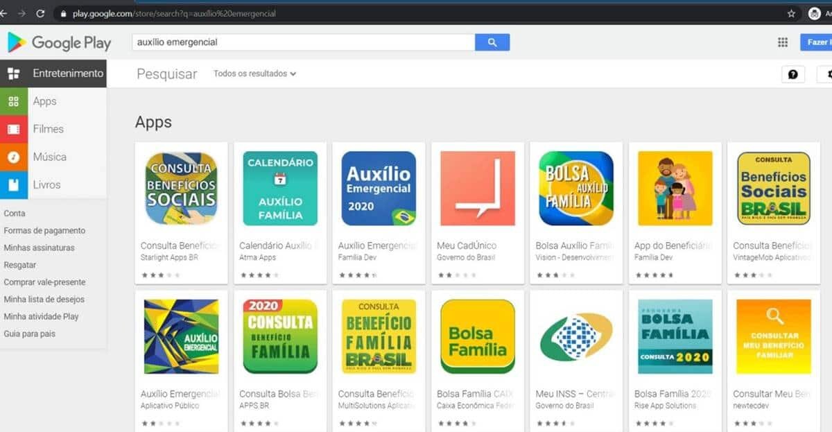 Mais de 60 sites e apps são desativados por tentar fraudarem o Auxílio