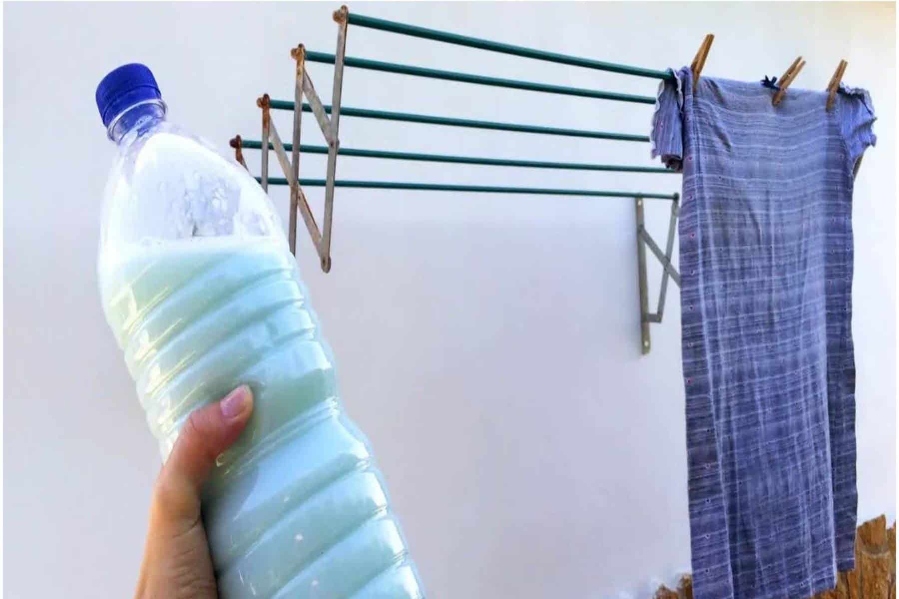 Sabão caseiro com poder removedor de manchas para roupas limpas e perfumadas