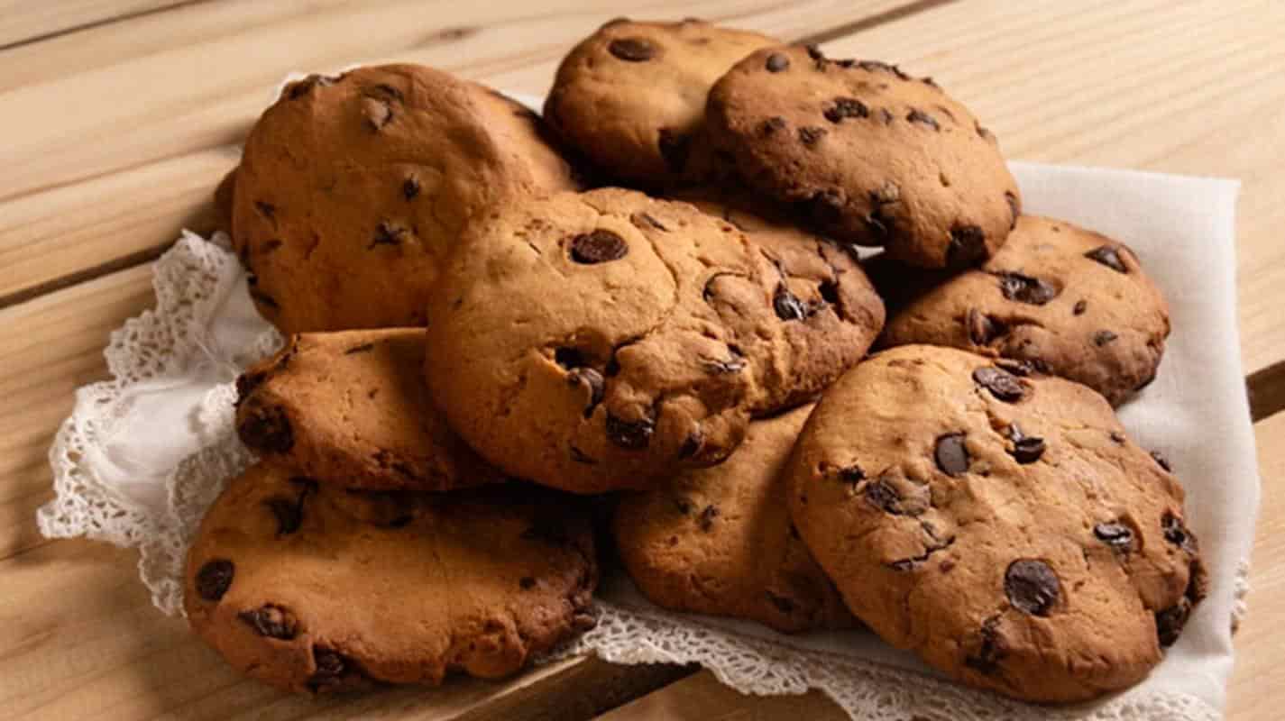 biscoito cookie de chocolate