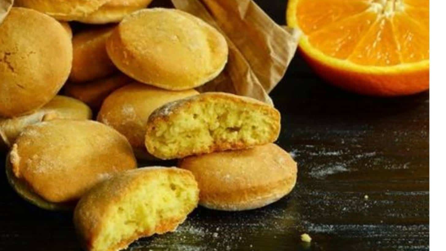 biscoitos laranja gostoso