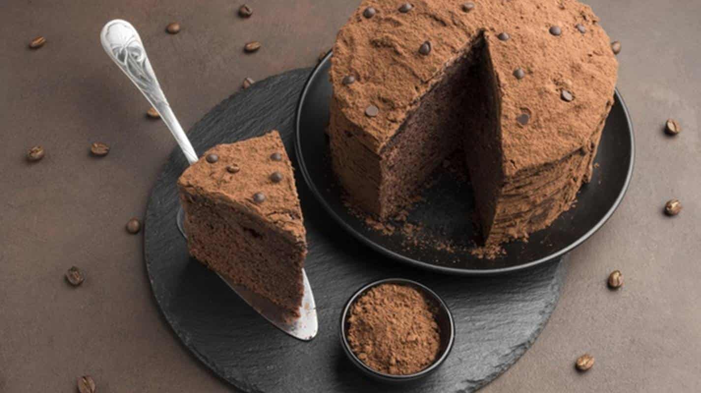 bolo de chocolate