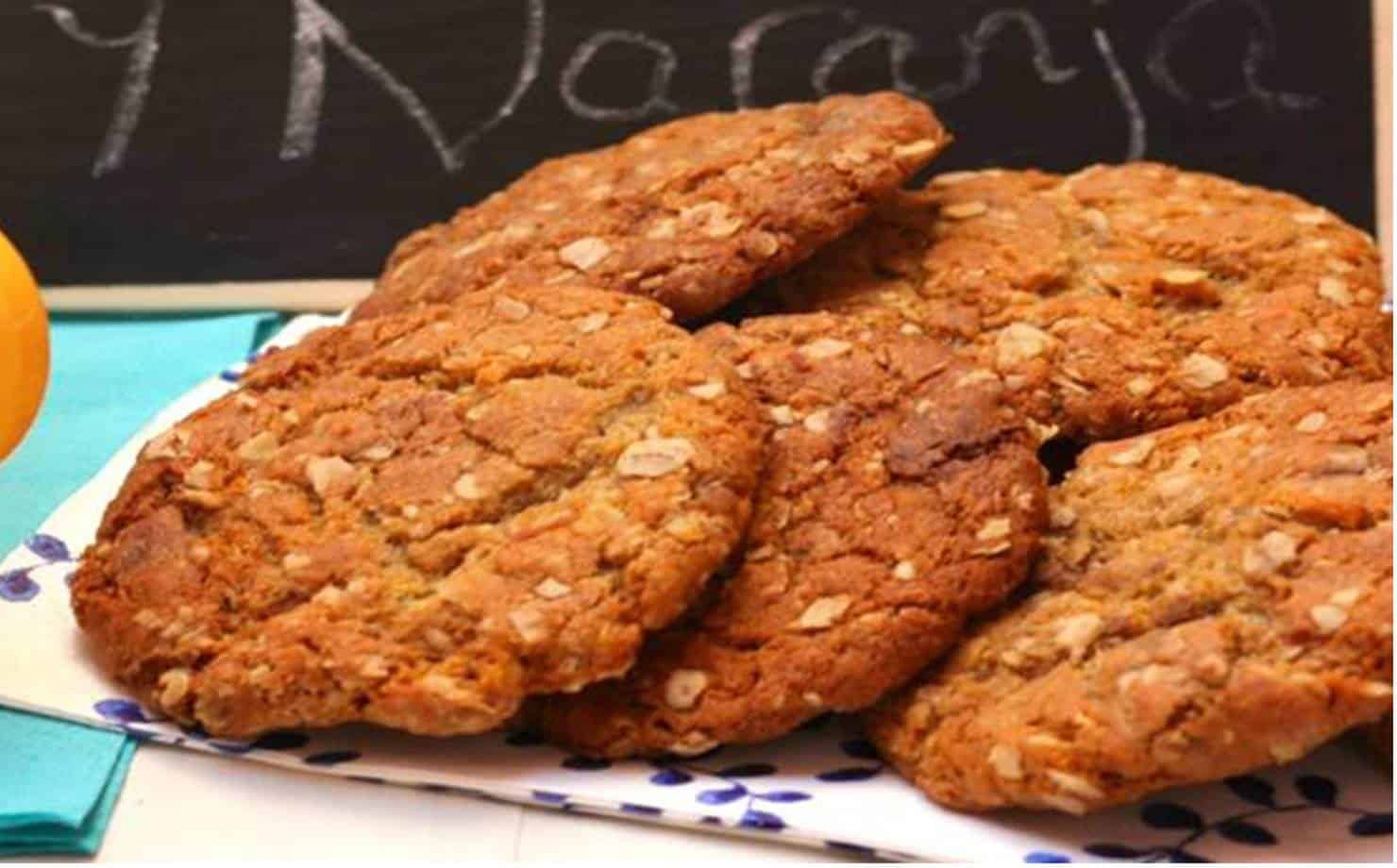 Biscoitos de Laranja e aveia