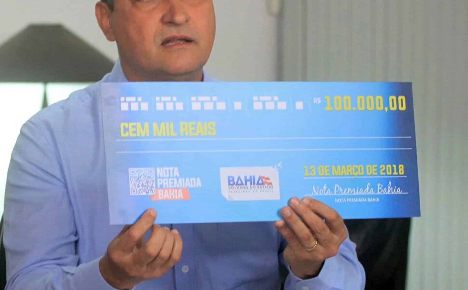 nota premiada BAhia