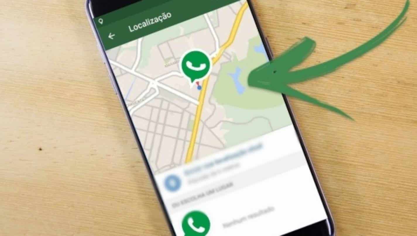 WhatsApp para descobrir a localização