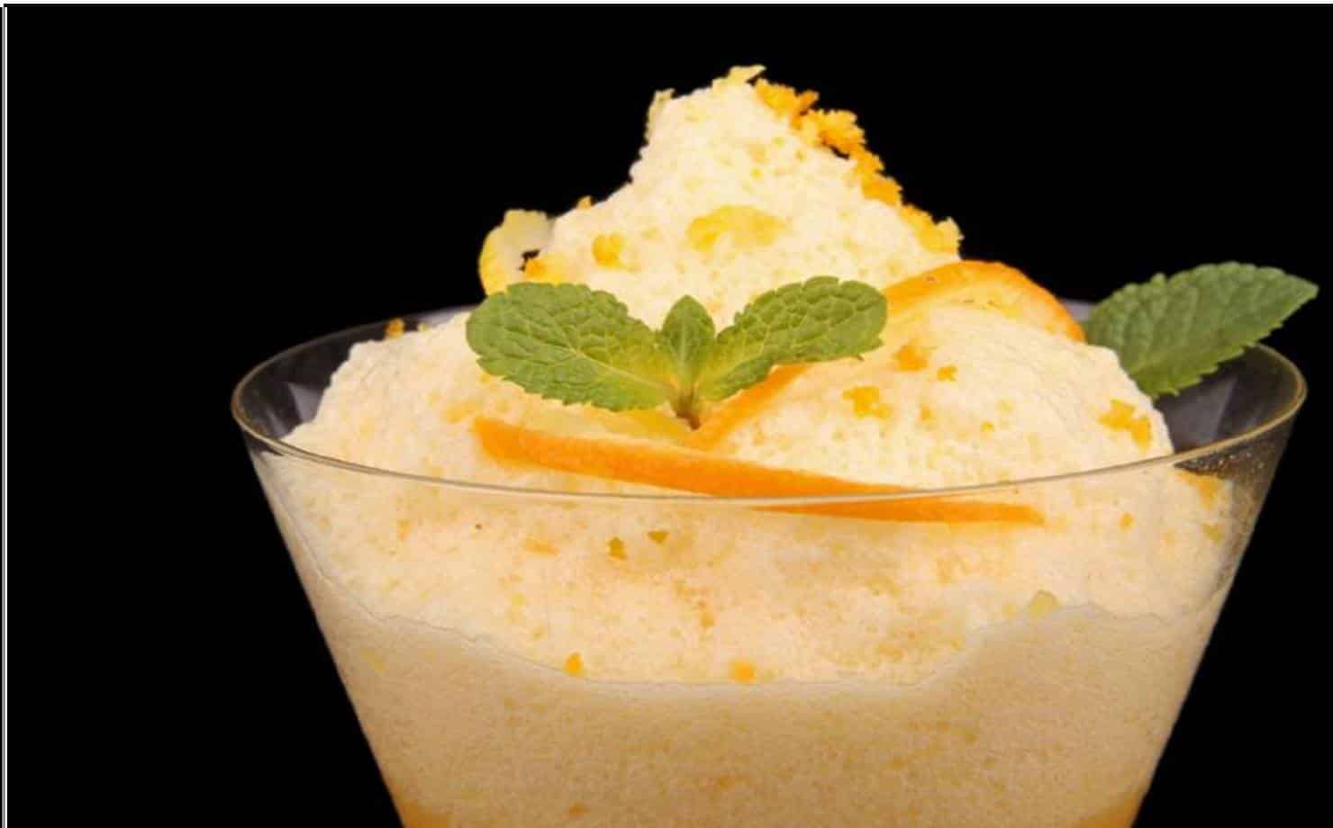 Mousse de Laranja na Taça