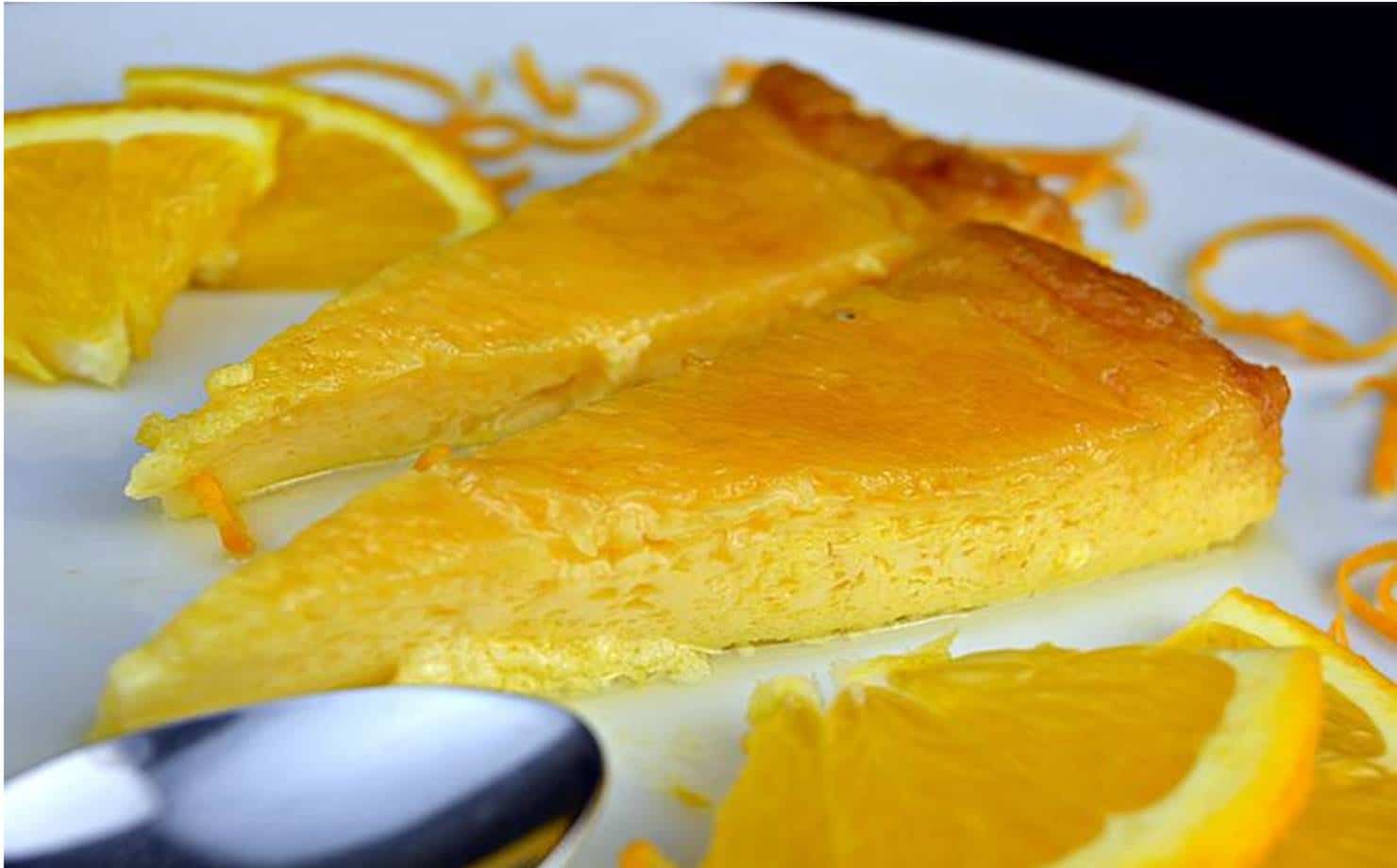 Receita fácil de Pudim de Laranja com Caramelo 