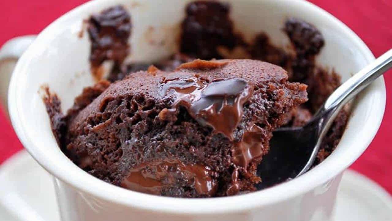 brownie de caneca