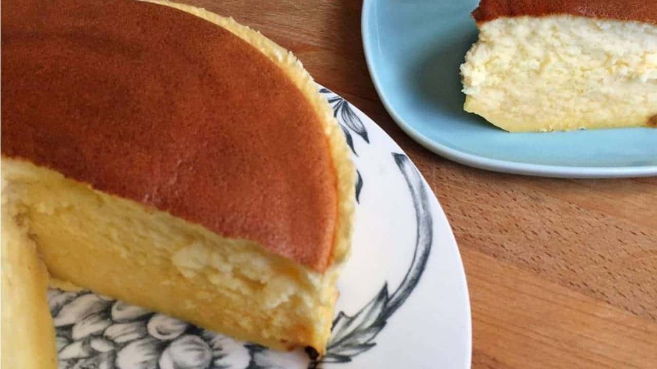 Cheesecake japonês com apenas 3 ingredientes