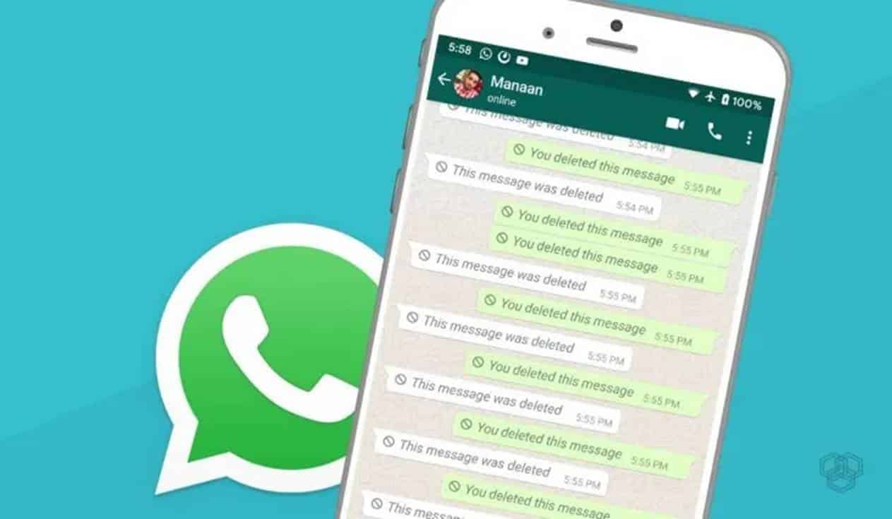 Saiba o que escreveram nas mensagens excluídas do WhatsApp