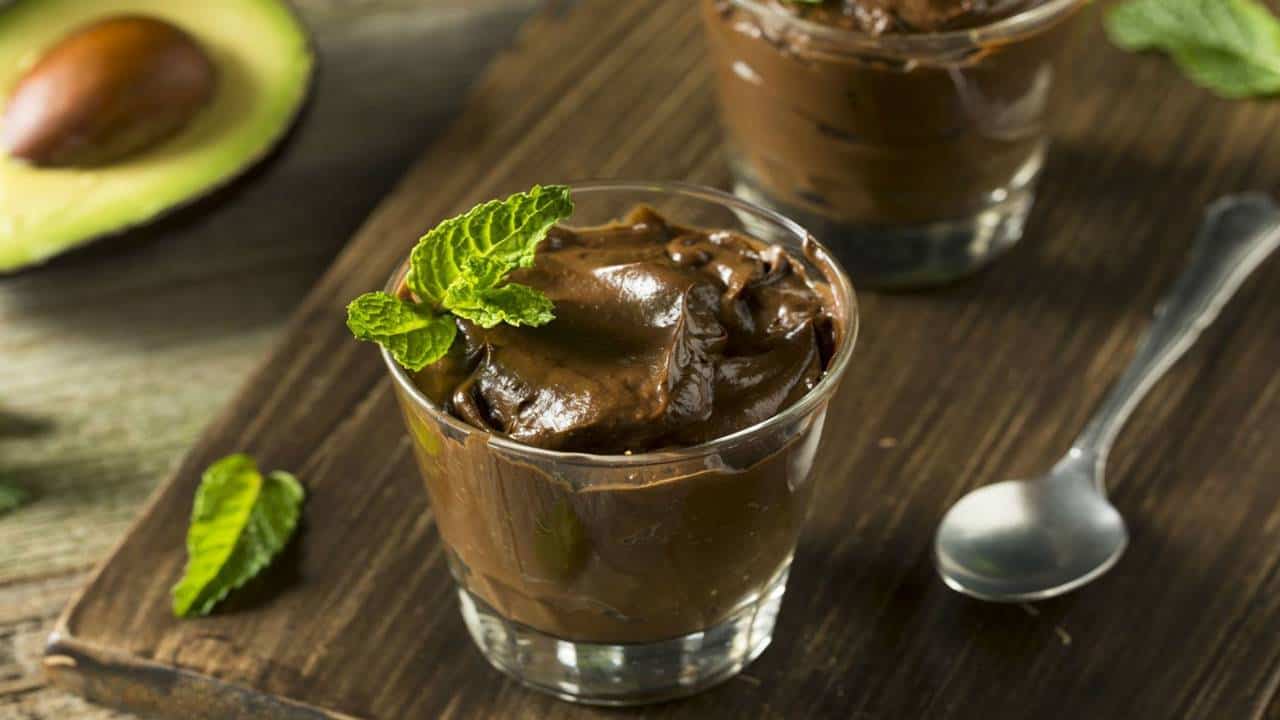 Mousse de Abacate e Chocolate