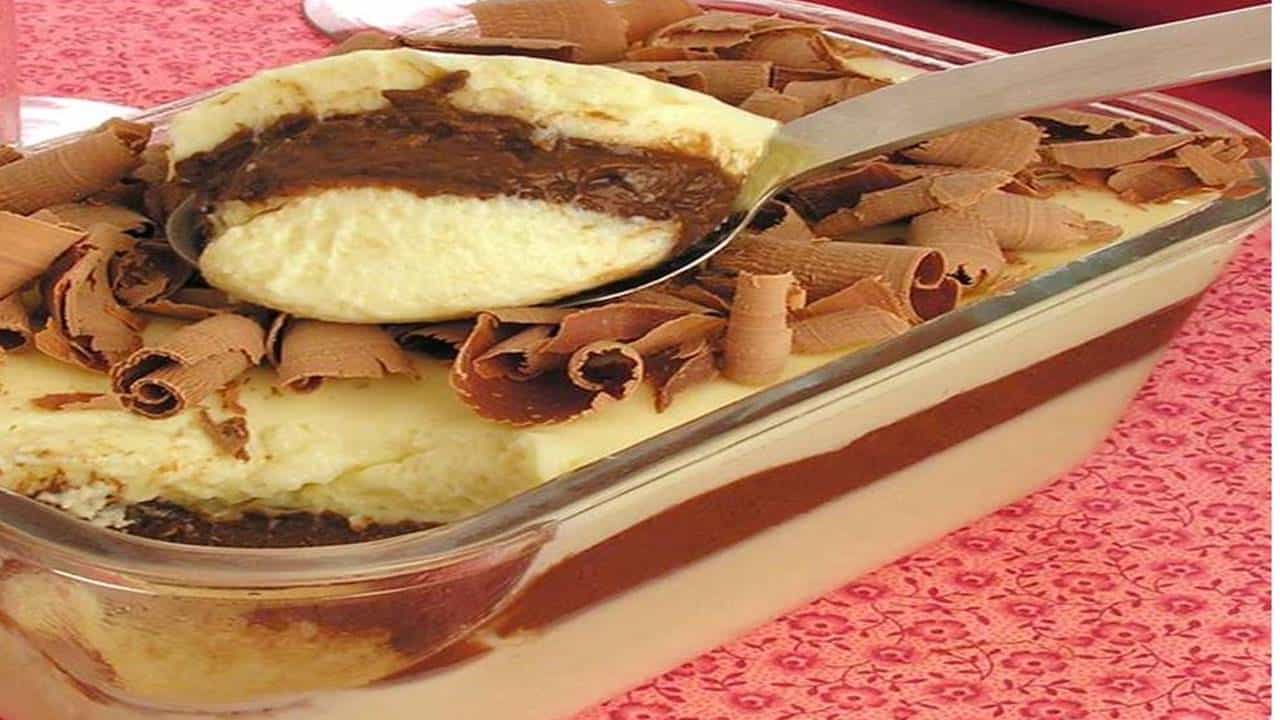 Essa sobremesa de leite em pó com chocolate é imperdível