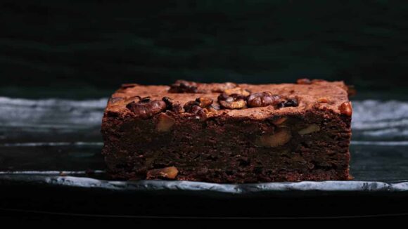 Brownie Vegano deliciosa sobremesa de chocolate 