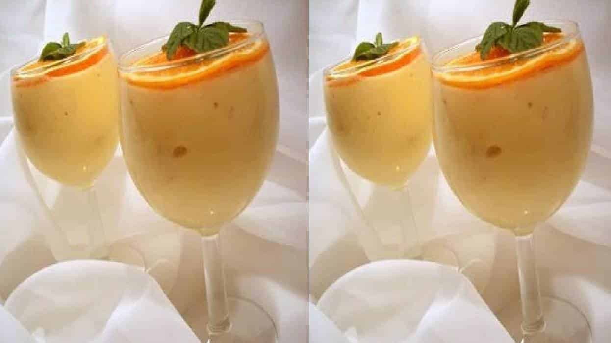 Não perca essa receita deliciosa de mousse de laranja com mel e biscoitos