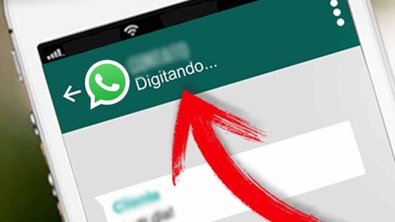 whatsapp digitando