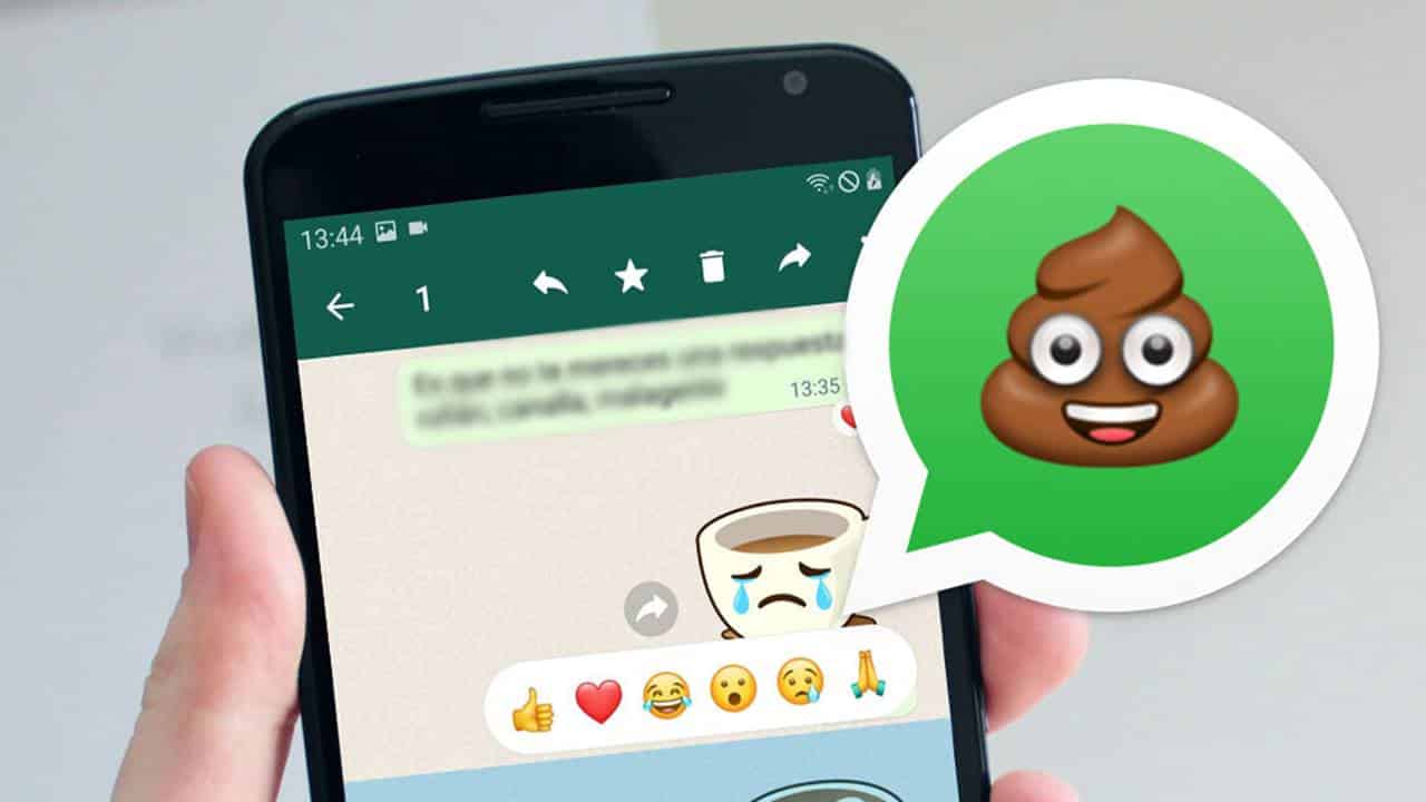 Reações WhatsApp Reagir