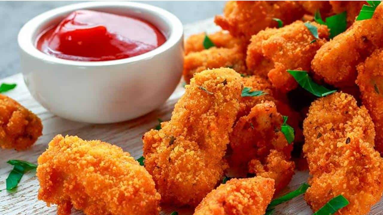 Nuggets de verduras saudáveis e crocantes