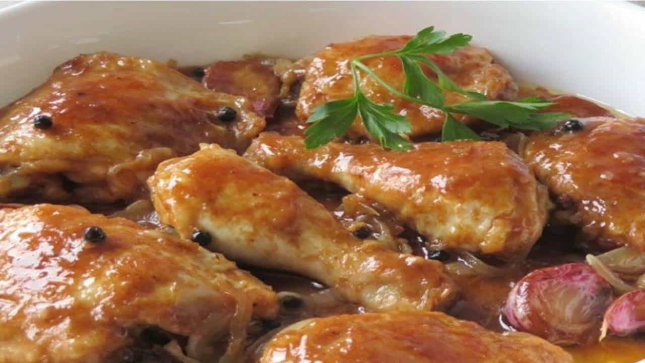 Frango em molho de coca-cola, você vai adorar