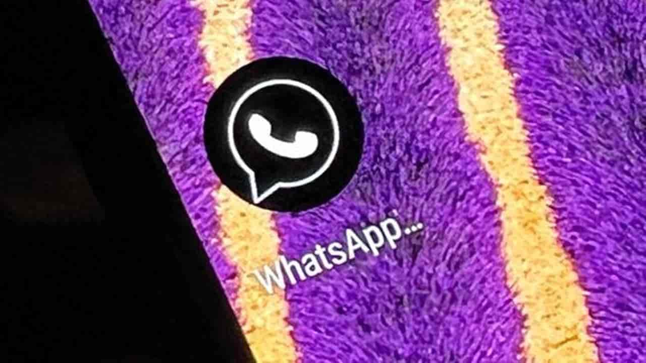 whatsapp cor preto