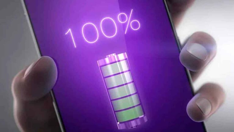o celular quando ele fica bateria