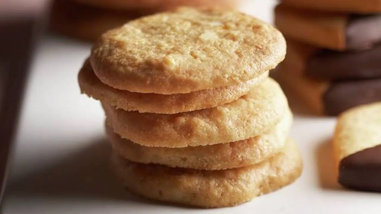 Biscoitos saudáveis ​​de coco