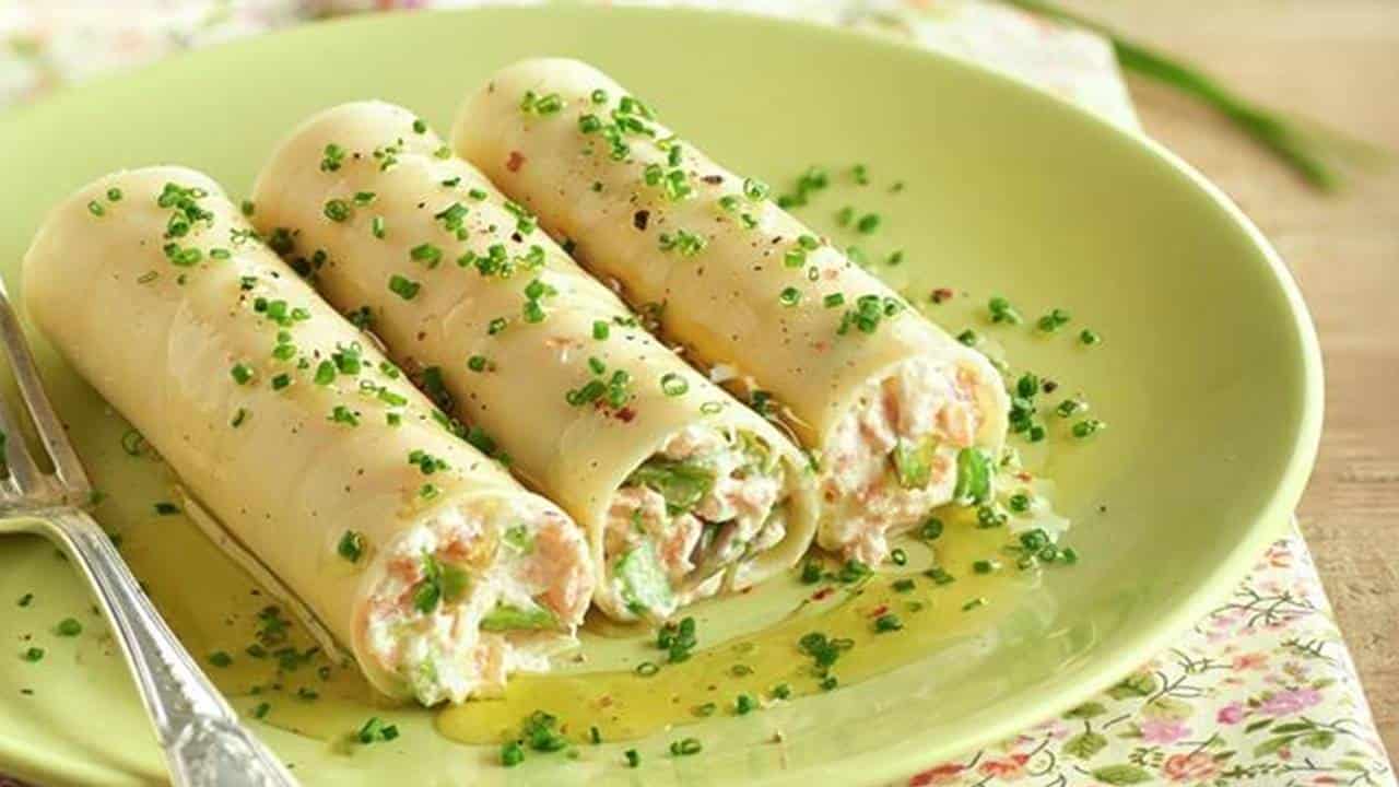 Canelones de atum: uma receita muito fácil e saborosa para o almoço