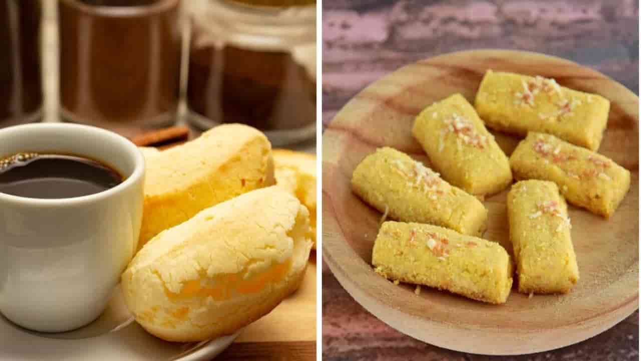 Deliciosos biscoitos de queijo sem glúten