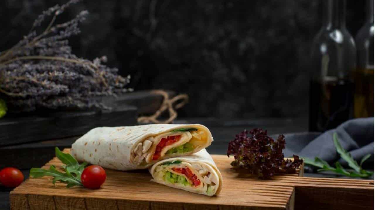 Prepare um delicioso wrap de atum