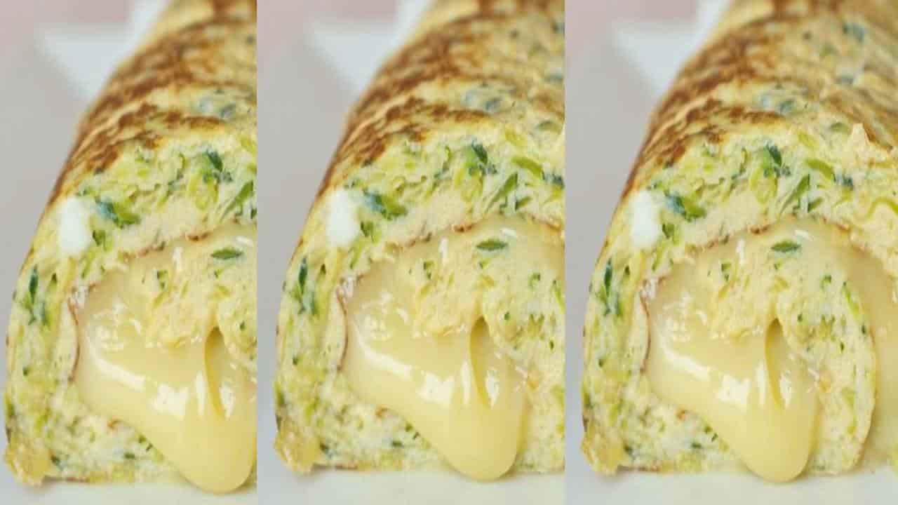 Você tem abobrinha queijo e quatro ovos? Faça esta receita deliciosa