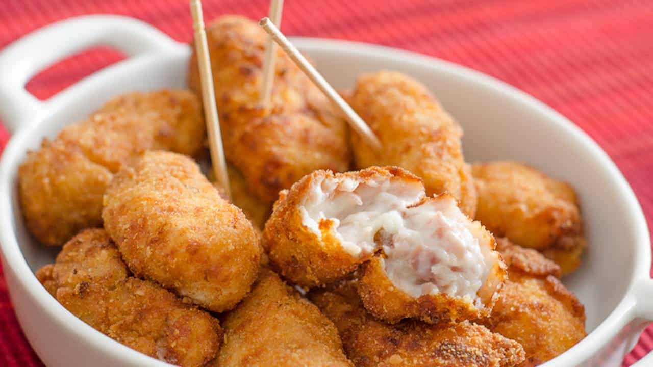 Aprenda a fazer croquetes de presunto com apenas 3 ingredientes