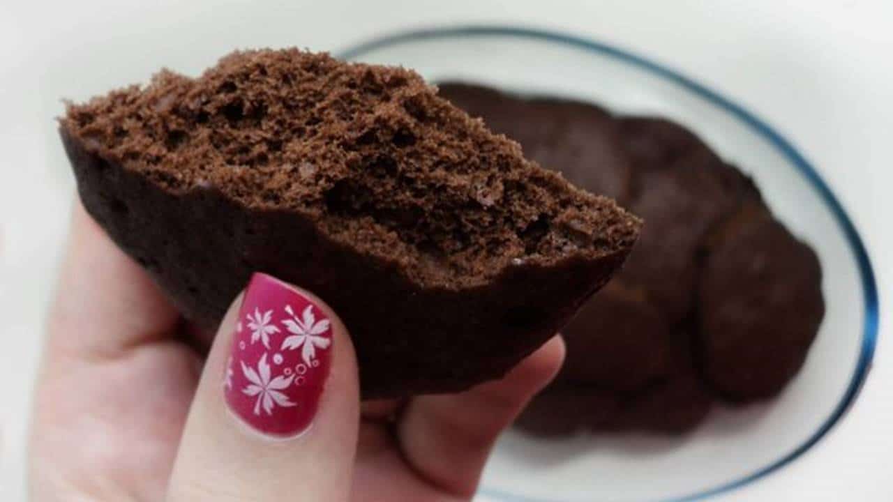 Biscoitos de brownie de chocolate