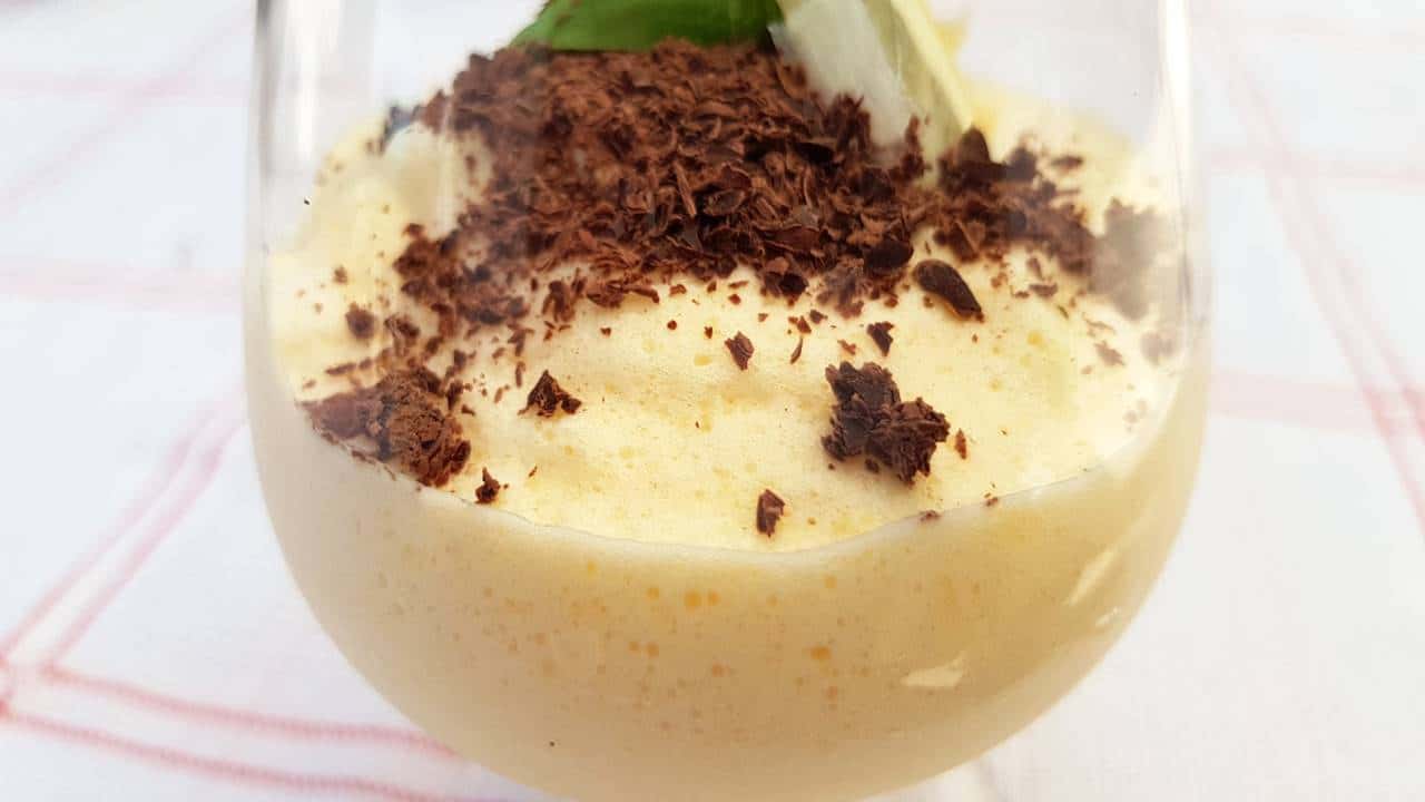 Mousse de laranja e limão