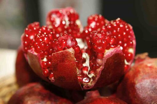 Salada de romã com molho de pimenta, uma receita perfeita e saborosa