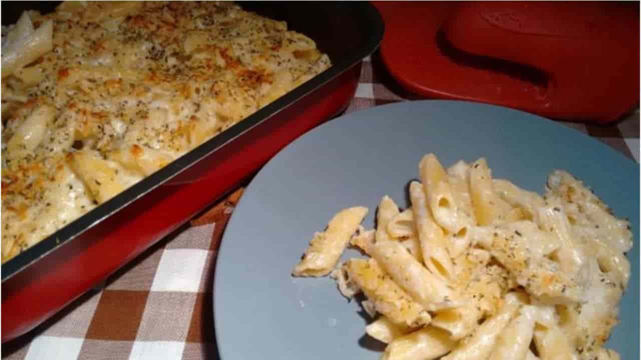 Macarrão assado leve, receita típica italiana