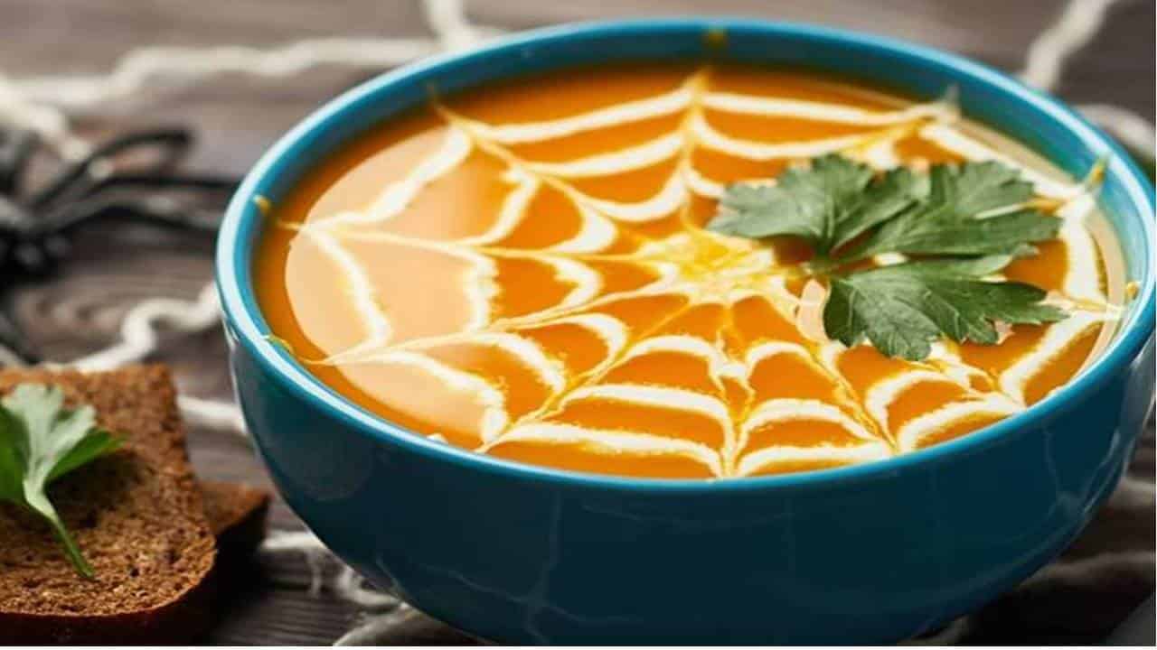 Creme de abóbora fácil e saboroso para o Halloween