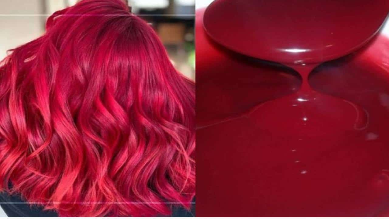 Como pintar o cabelo de vermelho flor de hibisco e calêndula