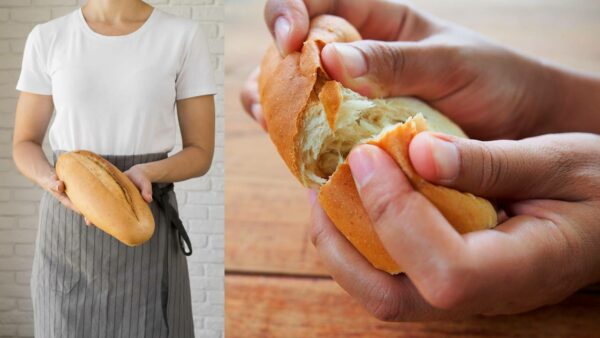 Dona de casa cria método incrível para amaciar o pão dormido em segundos