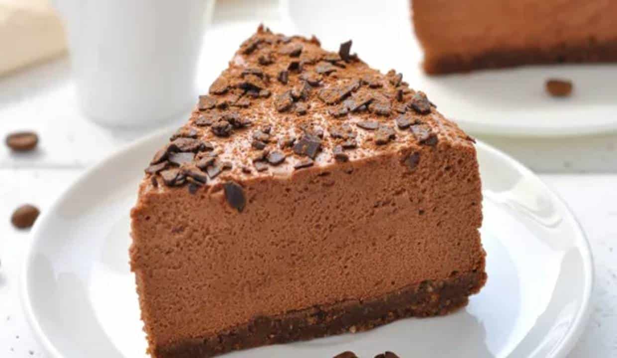 torta gelada de chocolate