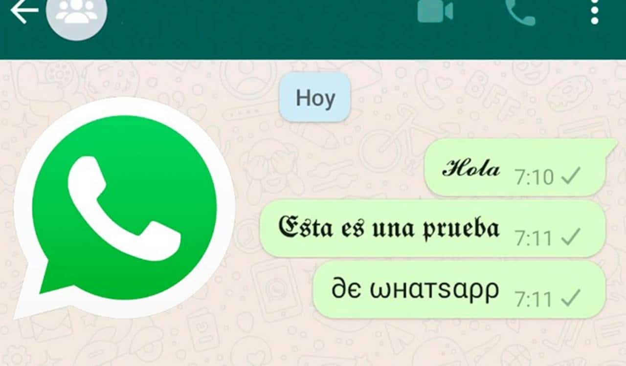 WhatsApp: como enviar mensagens com fontes diferentes?