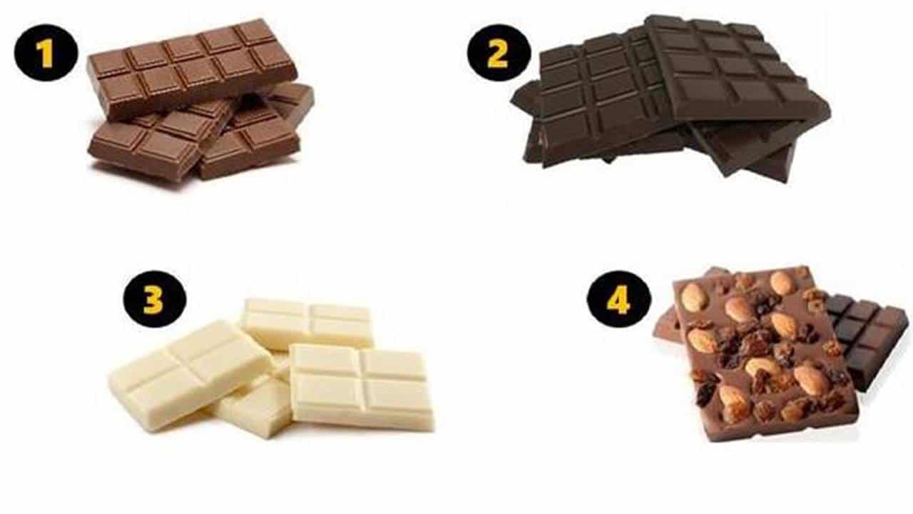 Escolha o chocolate preferido e o teste de personalidade revelará aspectos únicos de você