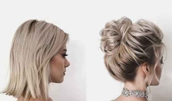 Penteado para cabelo curto