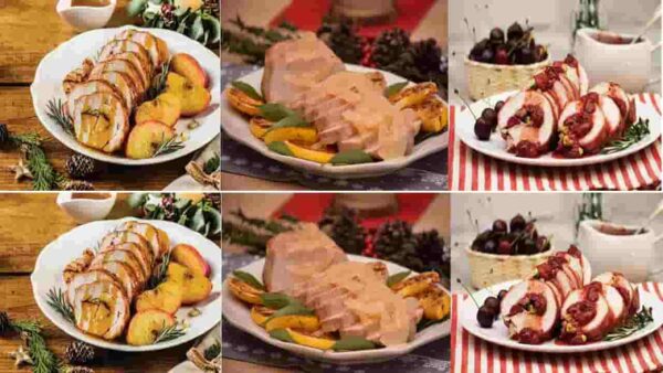 3 deliciosas receitas de lombo recheados com frutas para o Natal