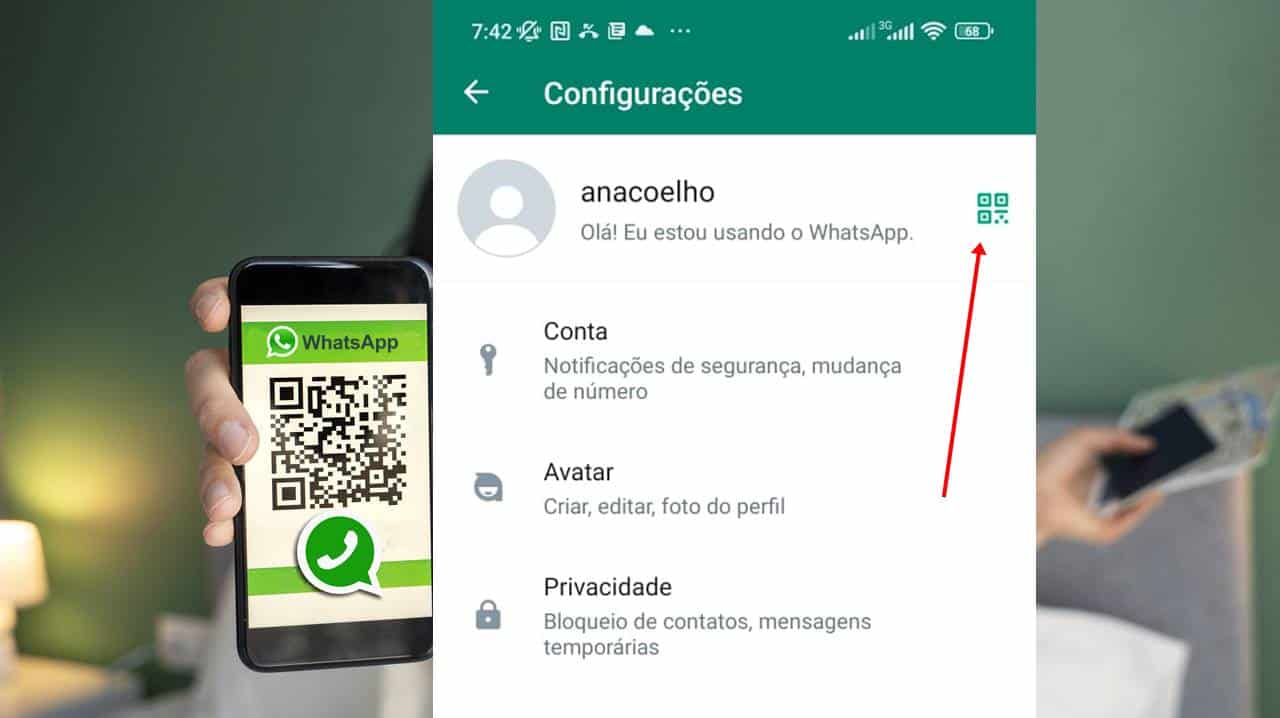 WhatsApp tem uma função para que você possa escrever para si mesmo e salvar dados importantes