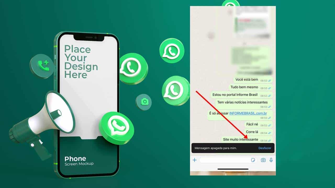 WhatsApp lança nova função e te dá 5 segundos para recuperar mensagens apagadas