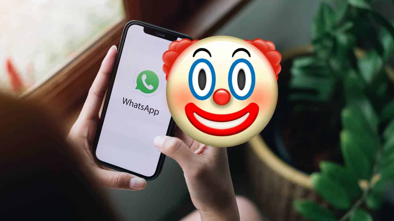 WhatsApp: esse é o verdadeiro significado do emoji “cara de palhaço”