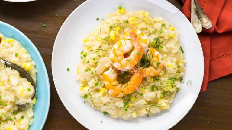 ESTE RISOTO caseiro de frutos do mar é incrivelmente delicioso