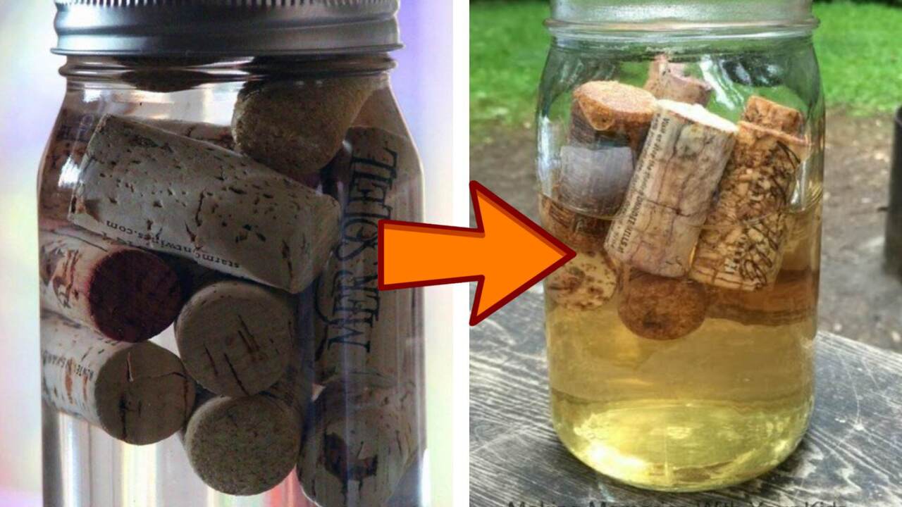 Eles chamam isso de "jarra mágica": Por que as pessoas colocam rolhas no álcool?