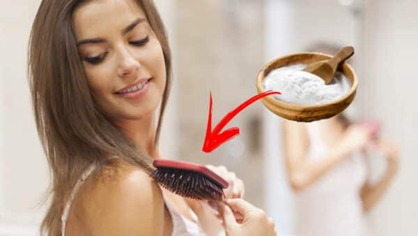Por que é importante colocar bicarbonato de sódio em sua escova de cabelo?