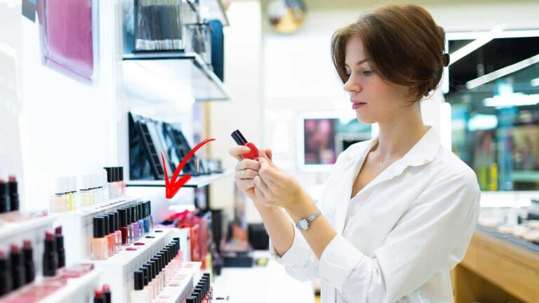 comprar um esmalte, prestar atenção