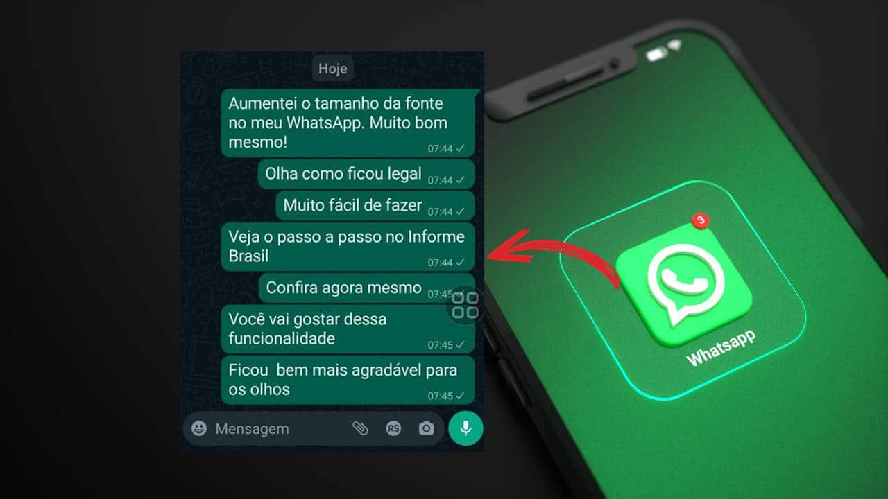 Aumente o tamanho da letra no WhatsApp com este método fácil