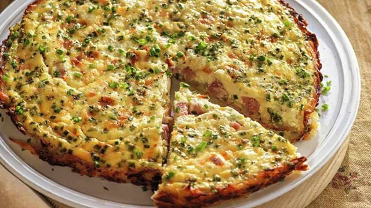 Quiche de batata, bacon e queijo para começar bem a semanaQuiche de batata, bacon e queijo para começar bem a semana